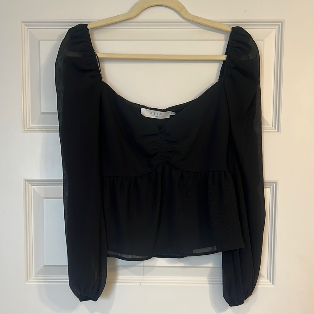 Astr Black Women's Top - NWT from revolve